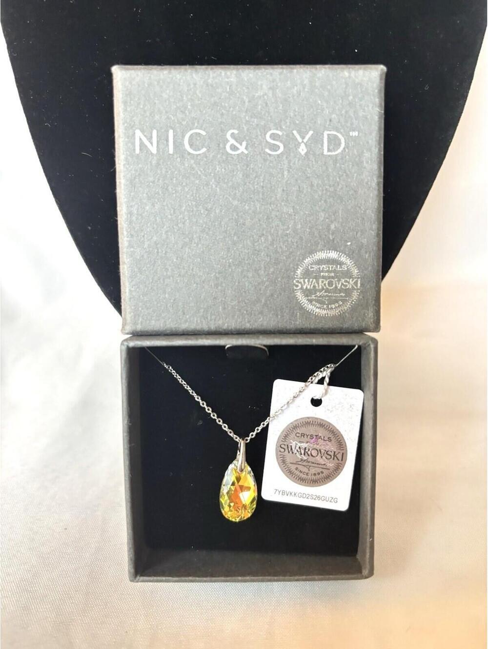Nic & Syd Swarovski Crystal Necklace Elegant Jewelry with Authenticity Code Gift